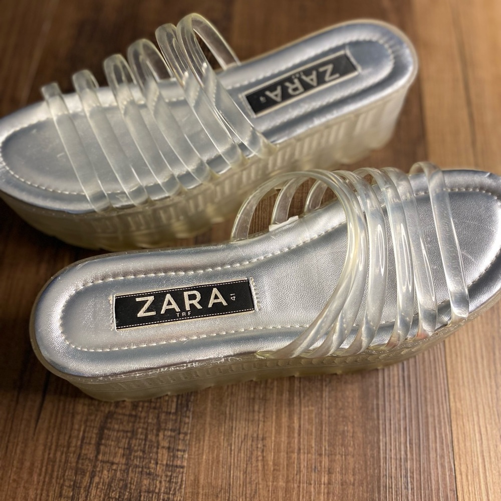 Zara jelly slides size41